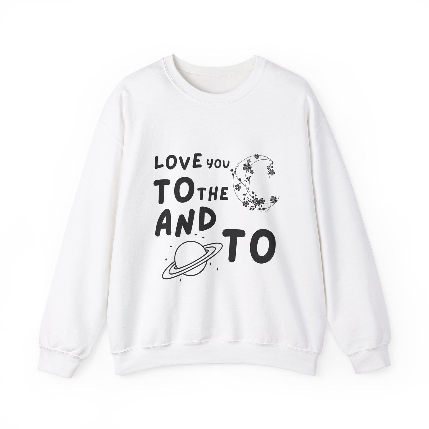 Love You To The Moon Crewneck Sweatshirt