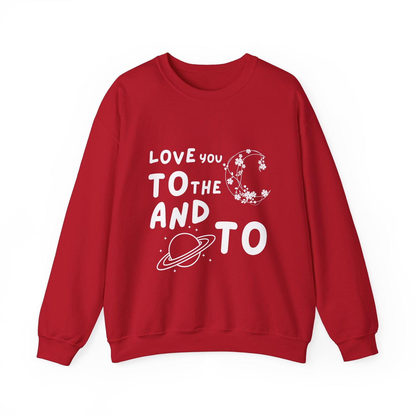 Love You To The Moon Crewneck Sweatshirt