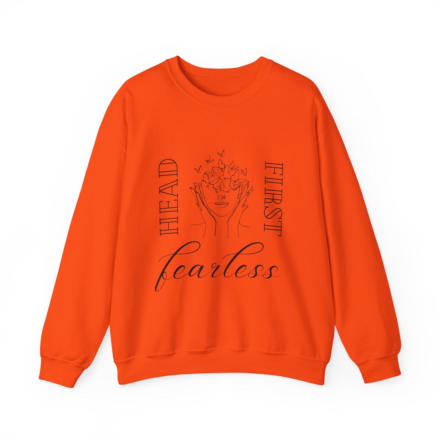Head First, Fearless Crewneck Sweatshirt