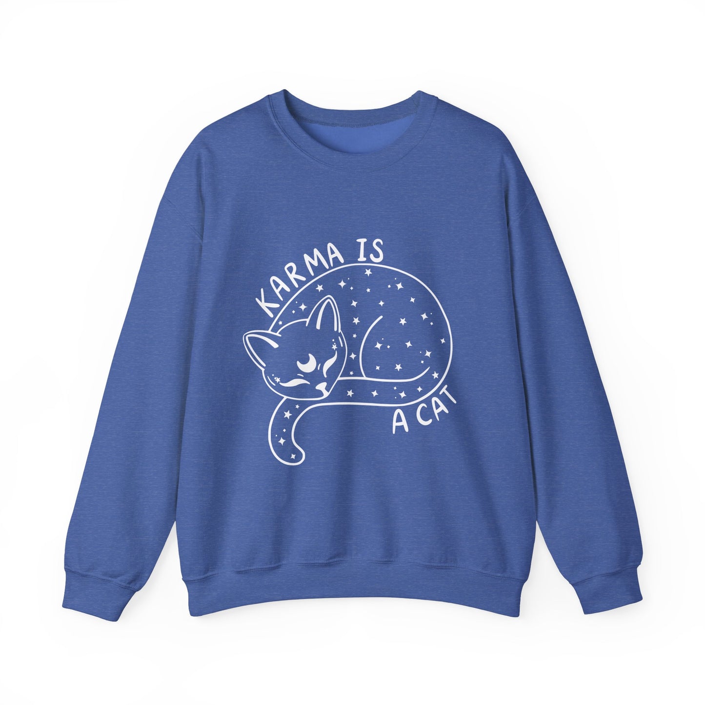 Karma Is A Cat Crewneck Sweatshirt