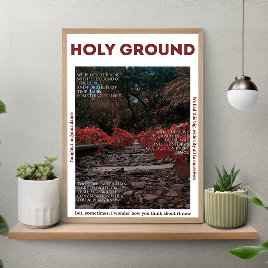 Holy Ground – Aesthetic Poster