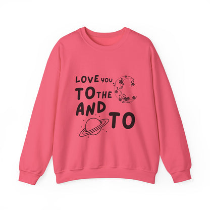 Love You To The Moon Crewneck Sweatshirt