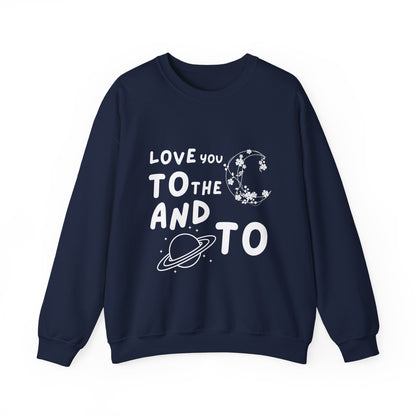 Love You To The Moon Crewneck Sweatshirt