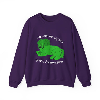 She Stole His Dog Crewneck Sweatshirt