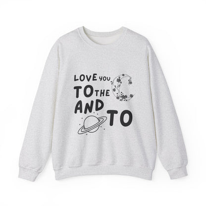 Love You To The Moon Crewneck Sweatshirt