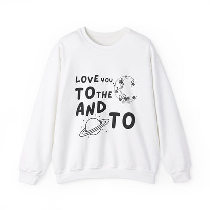 Love You To The Moon Crewneck Sweatshirt