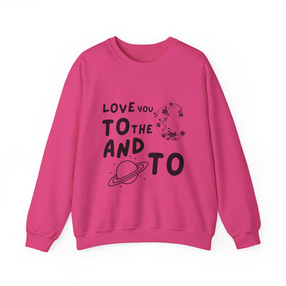Love You To The Moon Crewneck Sweatshirt