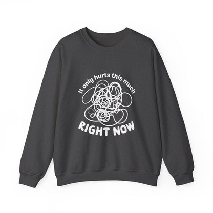 It Only Hurts This Much Right Now Crewneck Sweatshirt