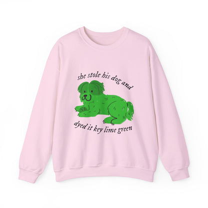 She Stole His Dog Crewneck Sweatshirt