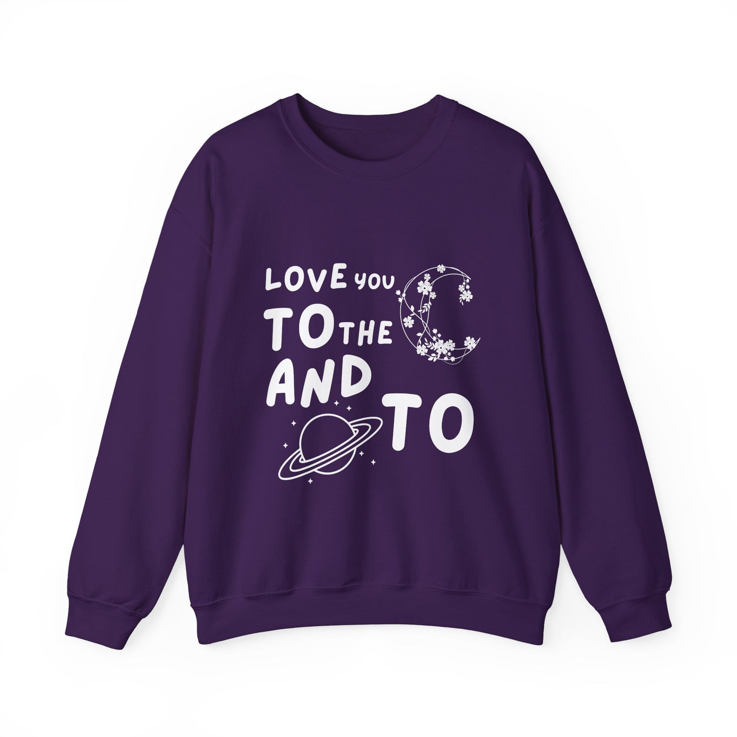 Love You To The Moon Crewneck Sweatshirt