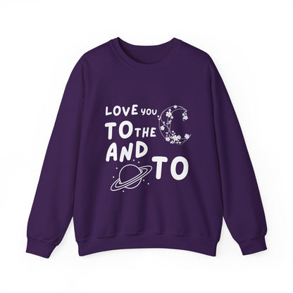 Love You To The Moon Crewneck Sweatshirt